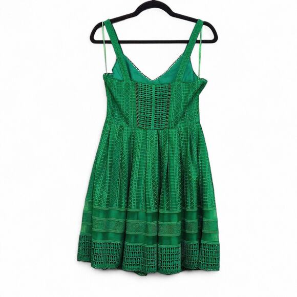 Anthropologie Greylin Women’s Dress Cottagecore Romantic Fit & Flare Green Sz S - Picture 3 of 11